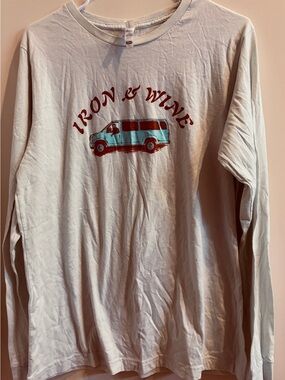 Bella Canvas Cream Graphic Tee with Rust Print